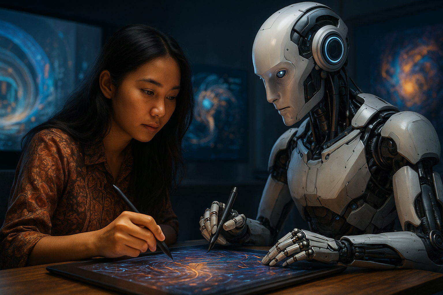 AI dan Dunia Seni Indonesia 2025: Kreativitas Digital, Kolaborasi Manusia-Mesin, dan Era Baru Ekspresi