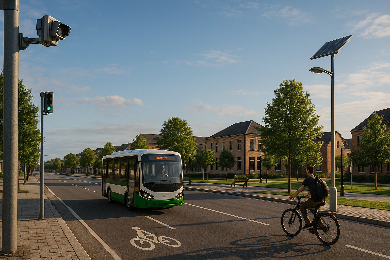 ilustrasi keamanan kota kecil 2025 CCTV pintar panic button command center