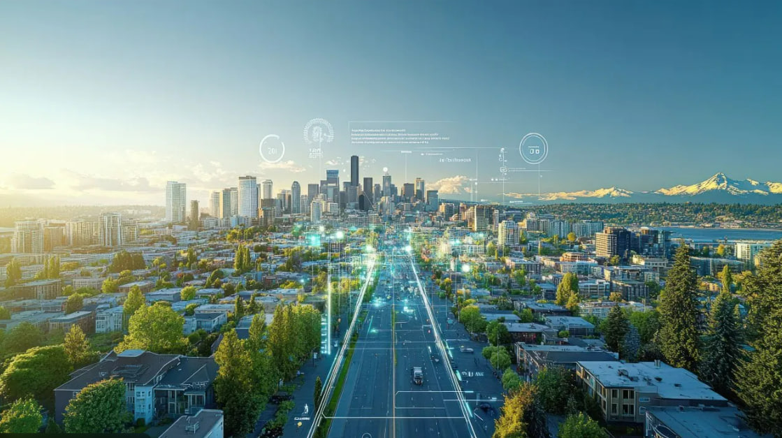 ilustrasi realistis digitalisasi layanan publik di daerah Indonesia tahun 2025