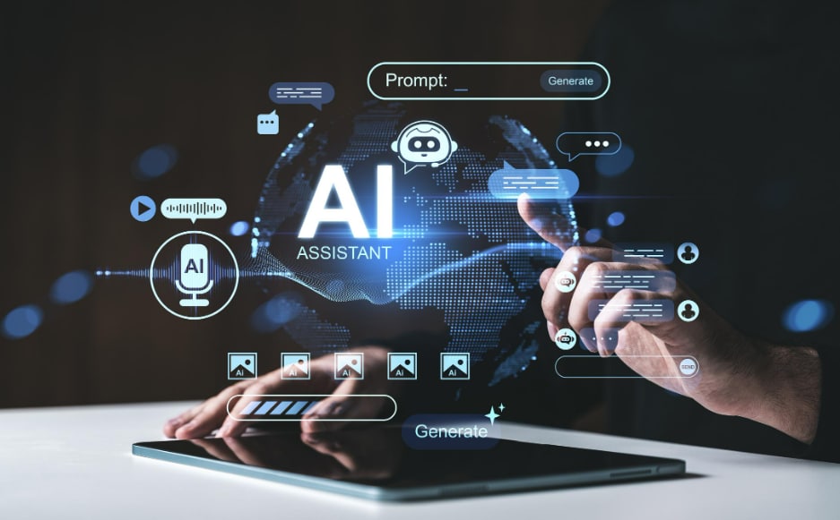 Ilustrasi tim startup teknologi mengembangkan AI dan inovasi digital di Indonesia